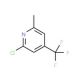 2-Chloro-6-methyl-4-(trifluoromethyl)pyridine (CAS 22123-14-4) - chemical structure image