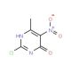 2-Chloro-6-methyl-5-nitro-4(1H)-pyrimidinone (CAS 65224-66-0) - chemical structure image