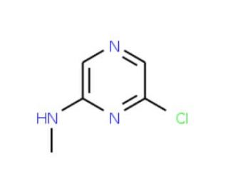 2-Chloro-6-methylaminopyrazine (CAS 848366-38-1) - chemical structure image