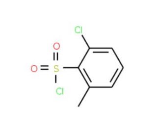 2-Chloro-6-methylbenzenesulfonyl chloride (CAS 25300-37-2) - chemical structure image