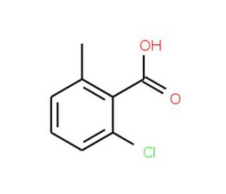 2-Chloro-6-methylbenzoic acid (CAS 21327-86-6) - chemical structure image