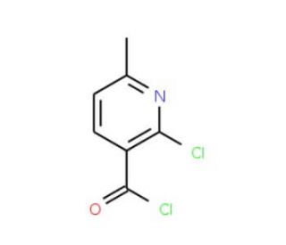 2-Chloro-6-methylnicotinoyl chloride (CAS 39853-81-1) - chemical structure image