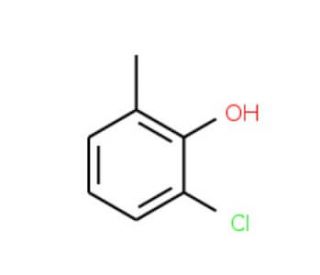 2-Chloro-6-methylphenol (CAS 87-64-9) - chemical structure image