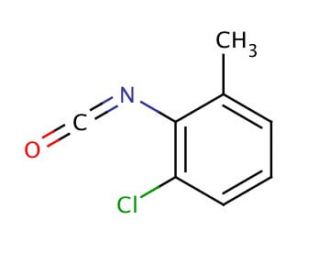 2-Chloro-6-methylphenyl isocyanate (CAS 40398-01-4) - chemical structure image