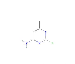2-Chloro-6-methylpyrimidin-4-ylamine (CAS 14394-60-6) - chemical structure image