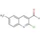 2-Chloro-6-methylquinoline-3-carboxaldehyde (CAS 73568-27-1) - chemical structure image