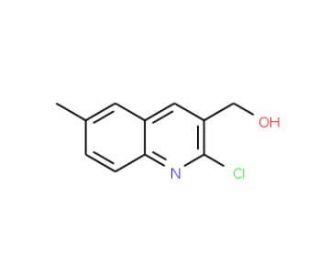 2-Chloro-6-methylquinoline-3-methanol (CAS 123637-97-8) - chemical structure image