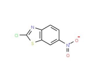 2-Chloro-6-nitro-1,3-benzothiazole (CAS 2407-11-6) - chemical structure image