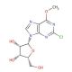 2-Chloro-6-O-methyl-inosine (CAS 15465-92-6) - chemical structure image