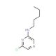2-Chloro-6-pentylaminopyrazine (CAS 951884-01-8) - chemical structure image