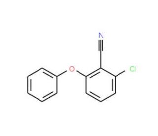 2-Chloro-6-phenoxybenzonitrile (CAS 91692-70-5) - chemical structure image