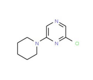 2-Chloro-6-piperidin-1-yl-pyrazine (CAS 343856-62-2) - chemical structure image
