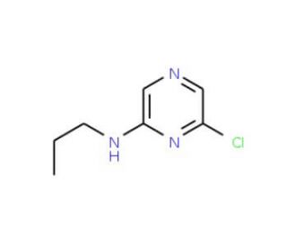 2-Chloro-6-propylaminopyrazine (CAS 951884-52-9) - chemical structure image