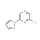 2-Chloro-6-(pyrazol-1-yl)pyrazine (CAS 642459-09-4) - chemical structure image