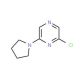 2-Chloro-6-(pyrrolidin-1-yl)pyrazine (CAS 1000339-30-9) - chemical structure image