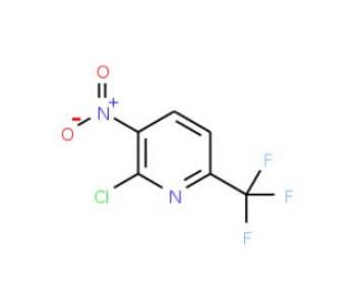 2-Chloro-6-(trifluoromethyl)-3-nitropyridine (CAS 117519-08-1) - chemical structure image
