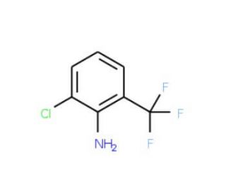 2-Chloro-6-(trifluoromethyl)aniline (CAS 433-94-3) - chemical structure image