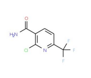 2-Chloro-6-(trifluoromethyl)nicotinamide (CAS 386704-05-8) - chemical structure image