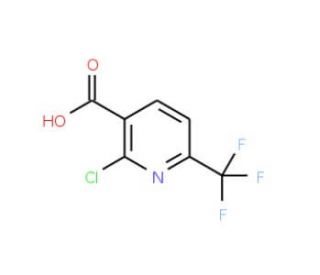 2-Chloro-6-(trifluoromethyl)nicotinic acid (CAS 280566-45-2) - chemical structure image