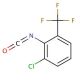 2-Chloro-6-(trifluoromethyl)phenyl isocyanate (CAS 16583-76-9) - chemical structure image
