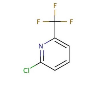 2-Chloro-6-(trifluoromethyl)pyridine (CAS 39890-95-4) - chemical structure image