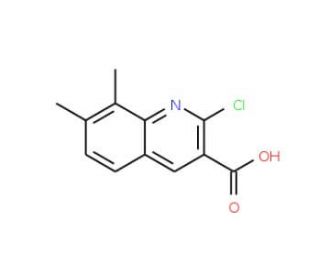2-Chloro-7,8-dimethyl-quinoline-3-carboxylic acid - chemical structure image