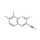 2-Chloro-7,8-dimethylquinoline-3-carbonitrile (CAS 917746-03-3) - chemical structure image