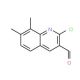 2-Chloro-7,8-dimethylquinoline-3-carboxaldehyde (CAS 323196-70-9) - chemical structure image