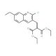 2-Chloro-7-ethyl-3-(2,2-diethoxycarbonyl)vinylquinoline (CAS 1031928-63-8) - chemical structure image