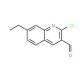 2-Chloro-7-ethylquinoline-3-carboxaldehyde (CAS 169126-00-5) - chemical structure image