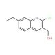 2-Chloro-7-ethylquinoline-3-methanol (CAS 1031928-22-9) - chemical structure image