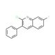 2-Chloro-7-fluoro-3-phenylquinoline (CAS 1031928-23-0) - chemical structure image