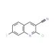 2-Chloro-7-fluoroquinoline-3-carbonitrile (CAS 948291-81-4) - chemical structure image
