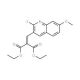 2-Chloro-7-methoxy-3-(2,2-diethoxycarbonyl)vinylquinoline (CAS 1031928-69-4) - chemical structure image