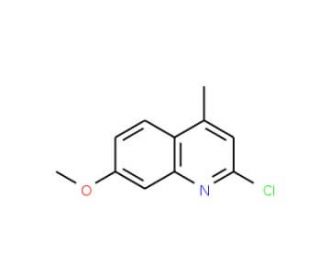 2-Chloro-7-methoxy-4-methyl-quinoline (CAS 97892-67-6) - chemical structure image