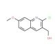 2-Chloro-7-methoxyquinoline-3-methanol (CAS 333408-48-3) - chemical structure image