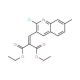 2-Chloro-7-methyl-3-(2,2-diethoxycarbonyl)vinylquinoline (CAS 1031928-57-0) - chemical structure image