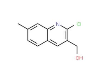 2-Chloro-7-methylquinoline-3-methanol (CAS 170848-22-3) - chemical structure image