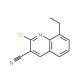 2-Chloro-8-ethylquinoline-3-carbonitrile (CAS 880105-72-6) - chemical structure image