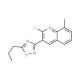 2-Chloro-8-methyl-3-(5-propyl-1,2,4-oxadiazol-3-yl)quinoline 的分子结构, CAS编号: 1142201-69-1 2-Chloro-8-methyl-3-(5-propyl-1,2,4-oxadiazol-3-yl)quinoline (CAS 1142201-69-1) - chemical structure image