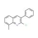 2-Chloro-8-methyl-3-phenylquinoline (CAS 1018616-74-4) - chemical structure image