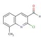 2-Chloro-8-methylquinoline-3-carboxaldehyde (CAS 73568-26-0) - chemical structure image