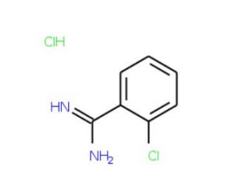 2-Chloro-benzamidine hydrochloride (CAS 45743-05-3) - chemical structure image