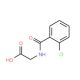 (2-Chloro-benzoylamino)-acetic acid (CAS 16555-60-5) - chemical structure image