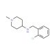 (2-Chloro-benzyl)-(1-methyl-piperidin-4-yl)-amine - chemical structure image