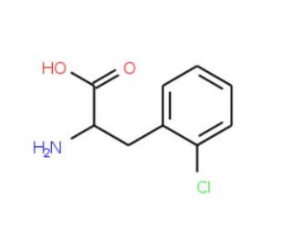 2-Chloro-D-phenylalanine (CAS 80126-50-7) - chemical structure image