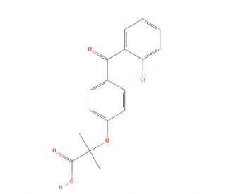 2-Chloro Fenofibric Acid (CAS 61024-31-5) - chemical structure image