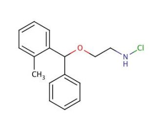 2-Chloro(methylphenyl)phenylmethoxy Ethane Ether (CAS 22135-59-7) - chemical structure image