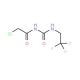 2-chloro-N-{[(2,2,2-trifluoroethyl)amino]carbonyl}acetamide - chemical structure image
