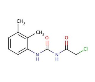 2-chloro-N-{[(2,3-dimethylphenyl)amino]carbonyl}acetamide - chemical structure image